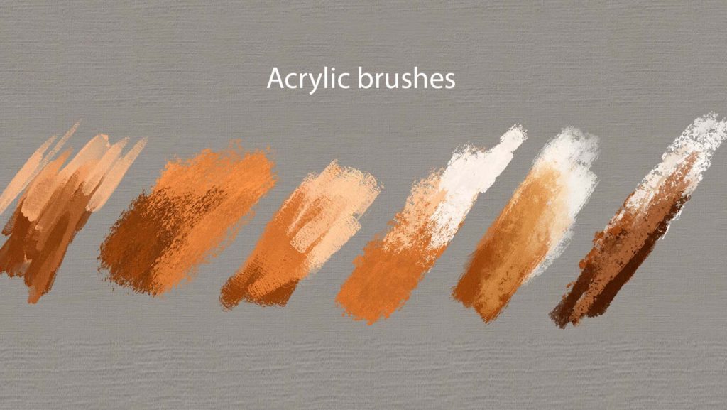 Acrylic brushes