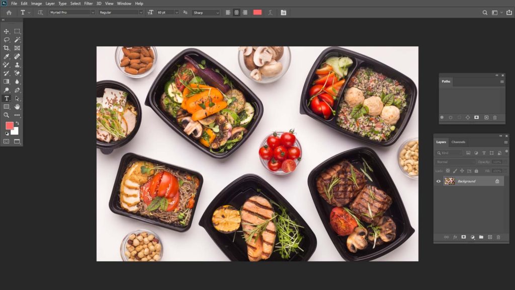 Photoshop for food photography