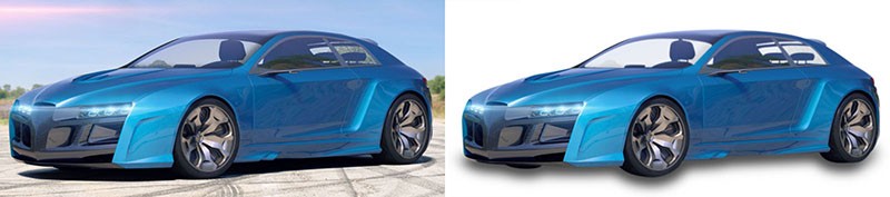 Automobile Background removal service