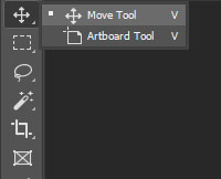 Choosing the Move Tool