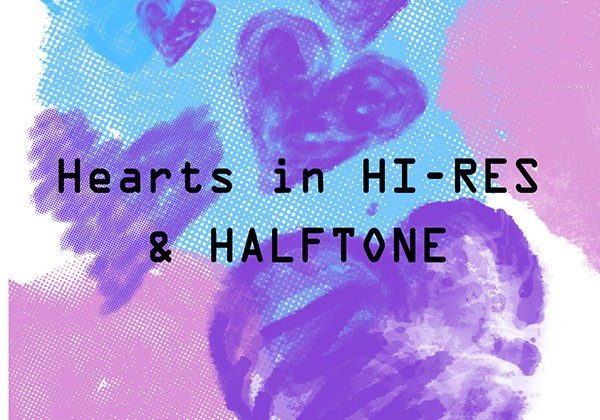 Hearts HI-RES & Halftone