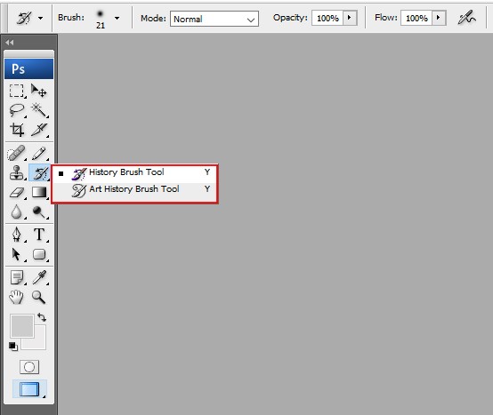 History Brush Tools