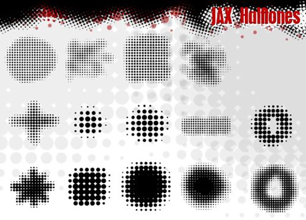 Halftone Texture Brushes