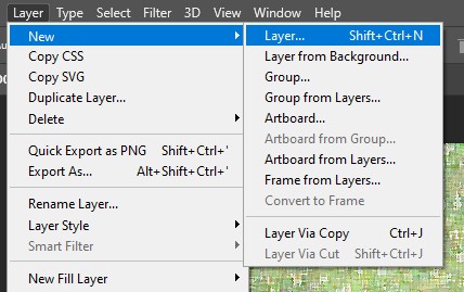 Select the layer "Pointillize" and go to Layer > New Add Layer > Layers.