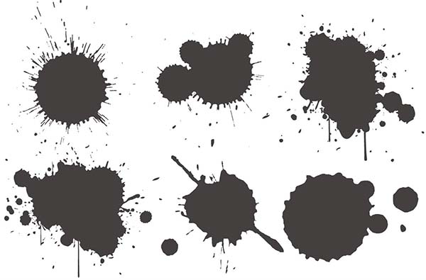 Splatter brushes