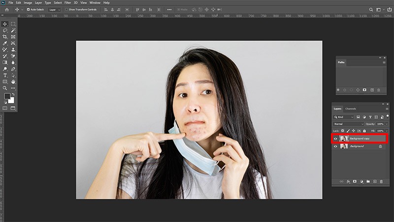 Photo retouching