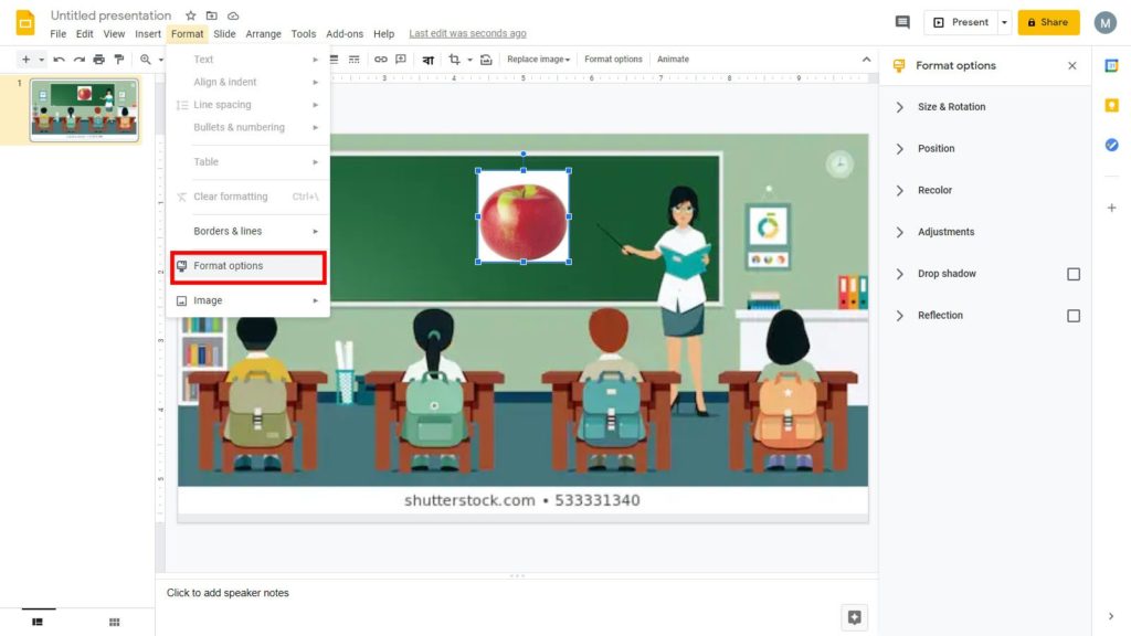 step of Remove Background In Google Slides 3