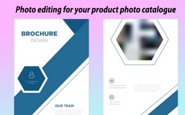 Photo editing for your product photo catalogue