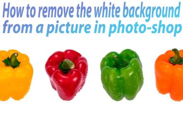 How to remove the white background from a picture in photoshop