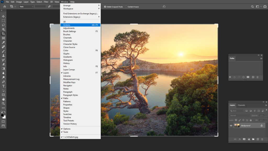 How to Export Actions in Photoshop - Clipping Images