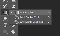  Select the Gradient Tool