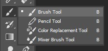 Select the Brush Tool