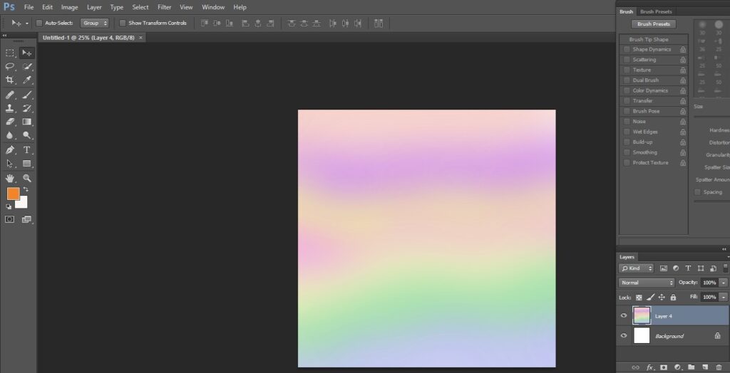 The final colorful background is ready to use 