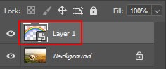 telling us that the layer is now a smart object