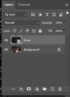 A smart object icon appears in the layer's preview thumbnail