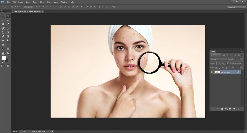 Basic Skin Retouching 