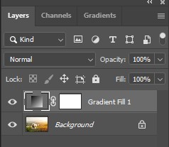 Open the Gradient Fill dialog box