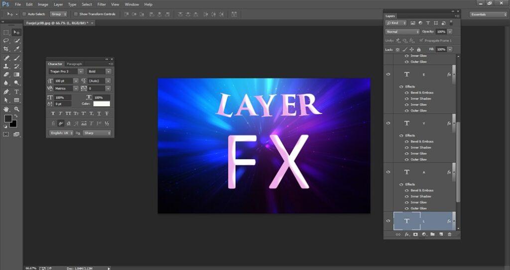 effect of the layer