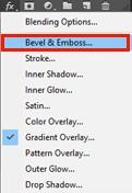 Bevel and Emboss