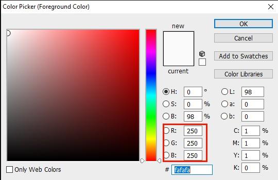 Apply the color as white and insert your white