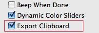 Export Clipboard