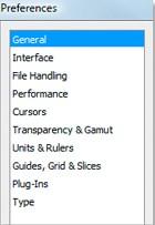 General Preferences