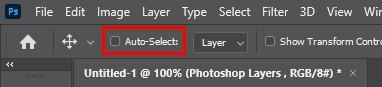 How to disable Photoshop Auto-Select