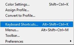 Select keyboard shortcuts 