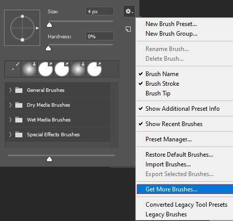 adobe photoshop cc 2018 brushes download