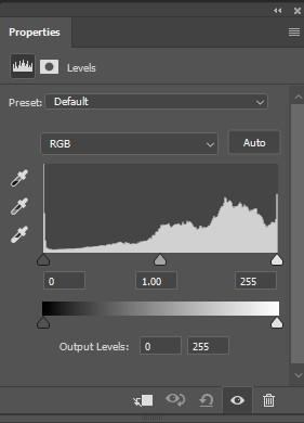 Add adjustment layer between the two layers