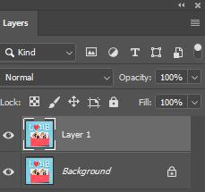 Make a duplicate layer of your background