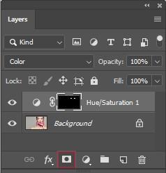 Select the layer mask