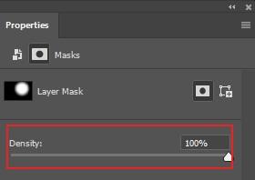 How to dim a layer mask