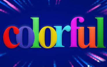 Colorful Overlapping Letters Text Effect in Photos