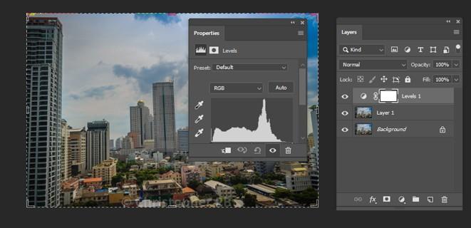 brightness intensity by moving the slider