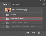 Adjusting curves with Photoshop actions