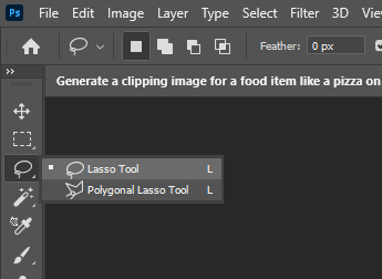 Select the Clipping Tool