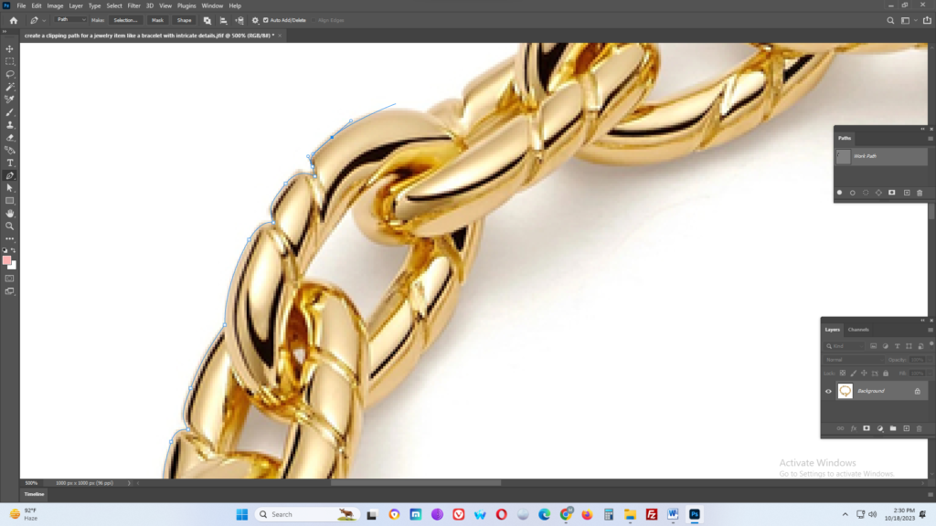 Create the Clipping Path