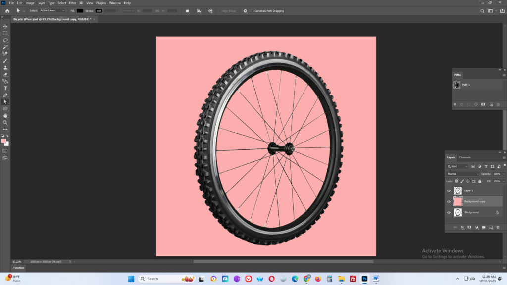 Apply the Clipping Path