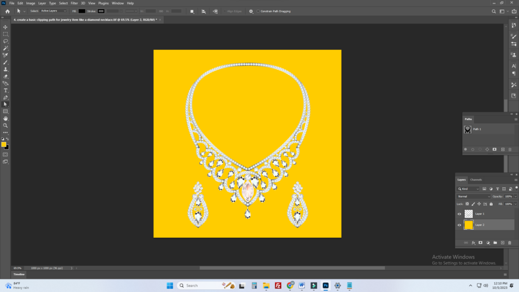 Apply the Clipping Path